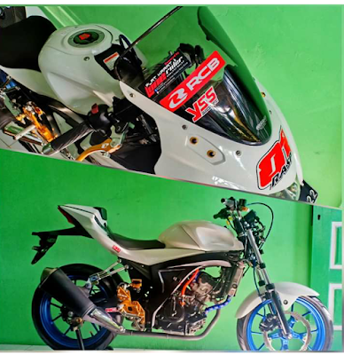 Ketika Suzuki GSX R150 Dimodif  Layaknya Suzuki S150