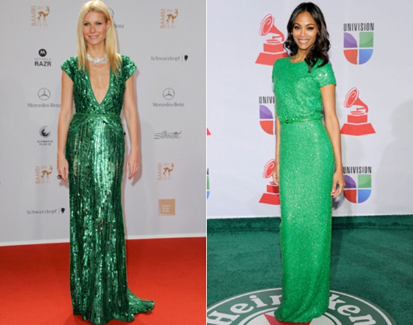 gwyneth-paltrow-zoe-saldana-vestido-verde
