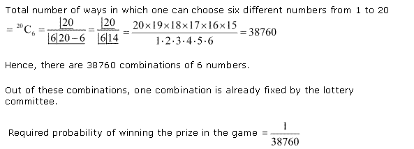 Solutions Class 11 Maths Chapter-16 (Probability)