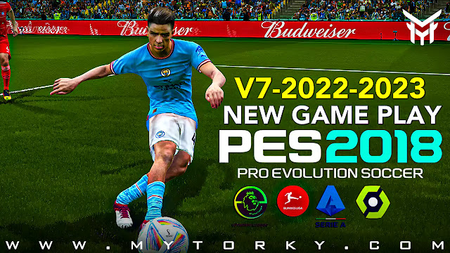 PES 2018 | NEW GAME PLAY 2023 V7