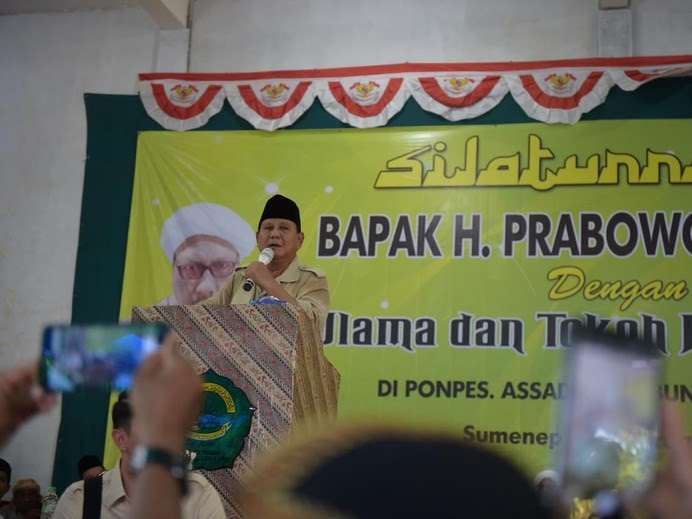 Pidato Prabowo Marah-Marah Kapada Ulama Madura