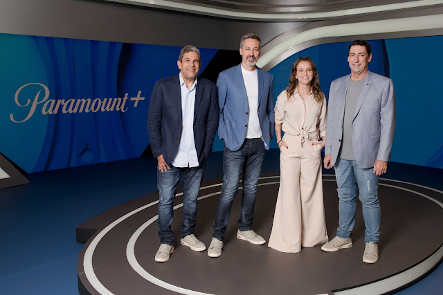 João Guilherme, Nivaldo Prieto, Alê Xavier e PVC diretamente do estúdio do Paramount+