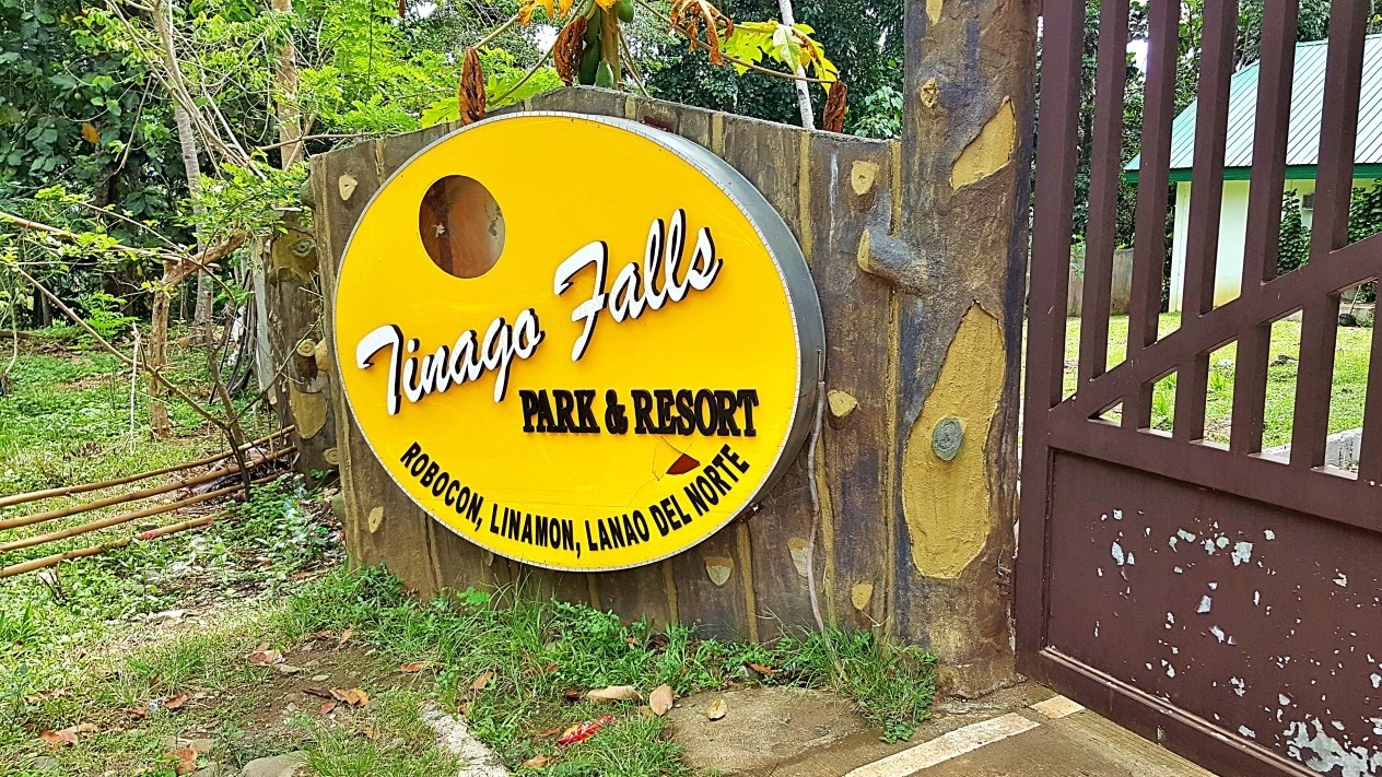 Tinago Falls Entrance at Linamon Lanao Del Norte