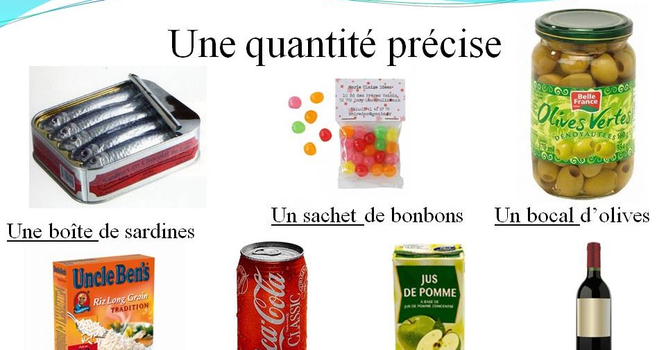 Notre blog de français: Les quantités précises