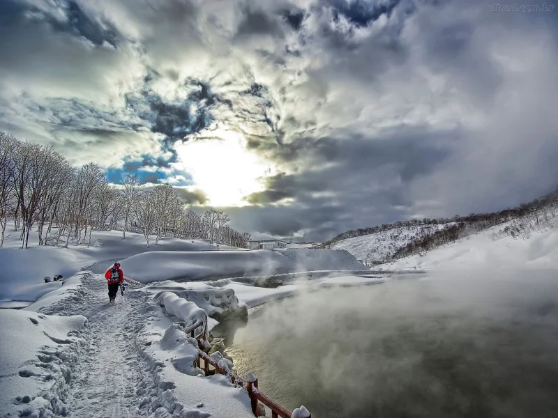 papel de parede Snowboarding e paisagens 