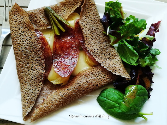 Galette aux accents de la montagne (raclette fever) / Dans la cuisine d'Hilary