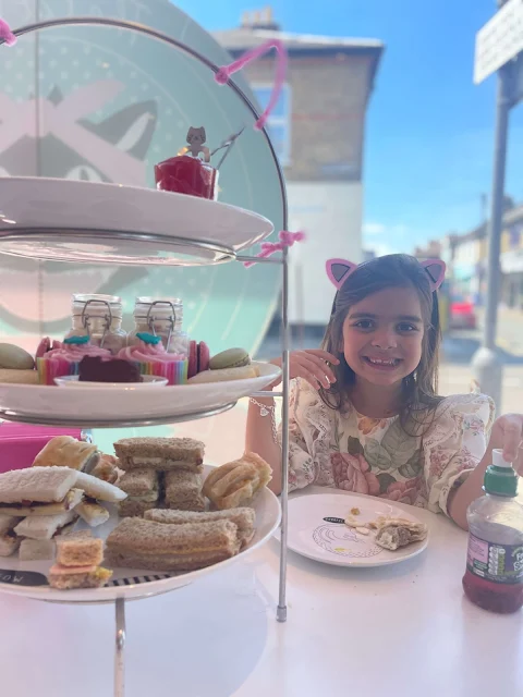 Afternoon tea at Kittea Cakes child friendly booking