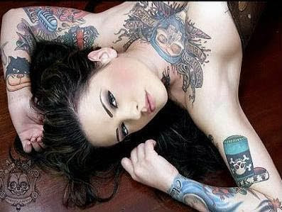 Hot Girls With Weird Tattoos