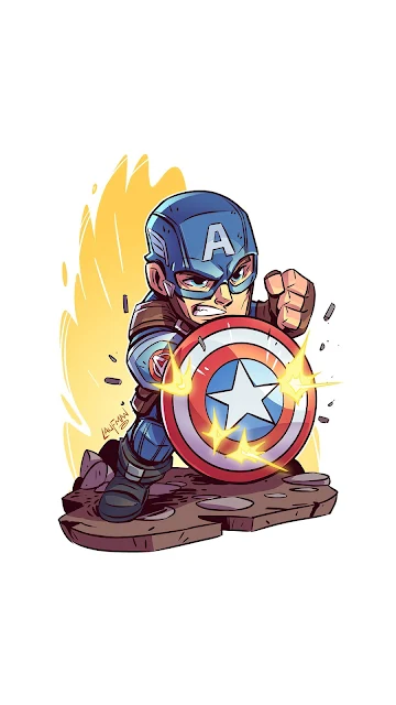 Cartoon Capitão América