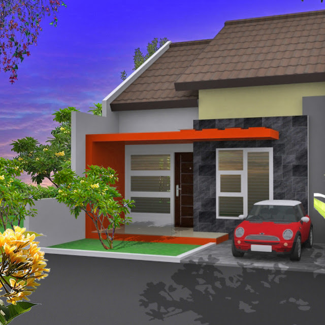 Contoh model rumah minimalis type 45 Terbaru 