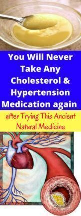 You Will Never Take Any Cholesterol and Hypertension Medication again after Trying This Ancient Natural Medicine