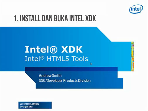 Cara Membuat Aplikasi Android dengan Intel XDK