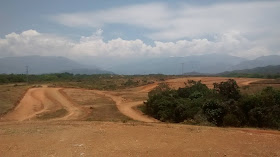 The landscape around Chaparral in Tolima, Colombia.