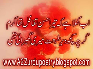 picture of  urdu poetry