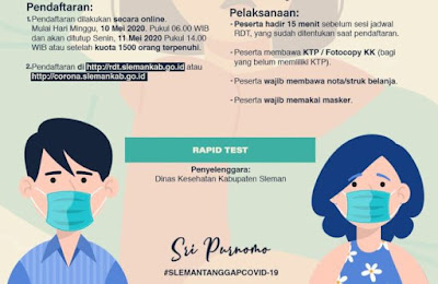 Syarat dan Ketentuan Rapid Test untuk Pengunjung Indogrosir Sleman