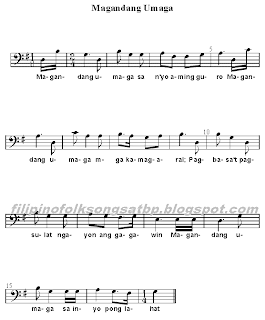 Filipino Folk Song-Magandang Umaga Sheet Music