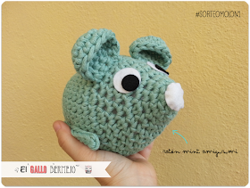 #sorteomolon1 El Gallo Bermejo ratón amigurumi