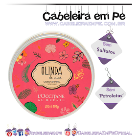 Creme Corporal Olinda de Viver - L'Occitane Au Brésil (Sem Sulfatos e Sem Petrolatos)