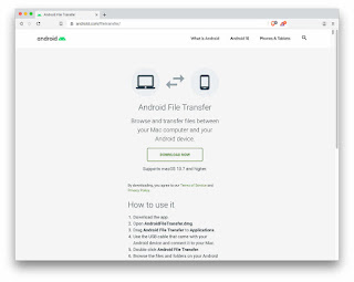 cara transfer file dari android ke mac