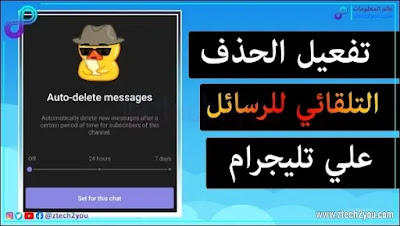 How to enable auto Delete Messages in Telegram chats