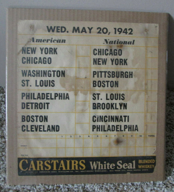 MLB schedule, 20 May 1942 worldwartwo.filminspector.com
