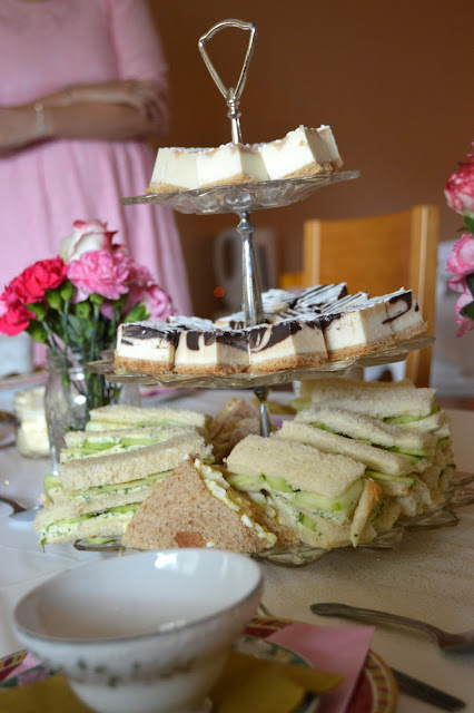 High Tea, Baby Shower, Baby Girl, Cucumber Sandwiches