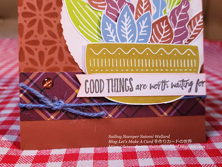 Stampin'Up! Planted Paradise Good Things Sailing Stamper Satomi Wellard