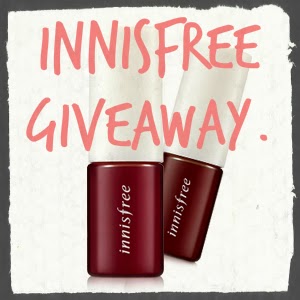 http://coralredlipstick.blogspot.com.ar/2013/11/innisfree-giveaway.html