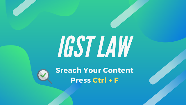 GST LAW Integrated Goods and Services Tax Act