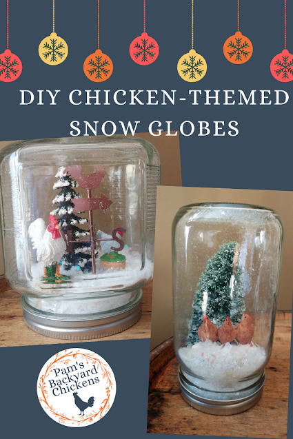 Homemade snow globes are popular these days for good reason. They can be themed in any way you like and you can make them with or without water.