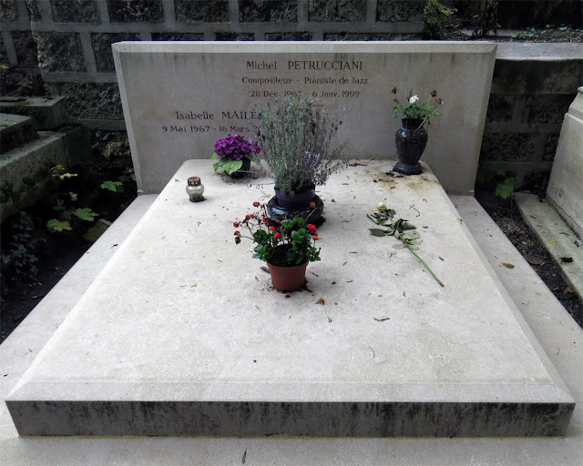 Grave of Michel Petrucciani, Père Lachaise Cemetery, Paris