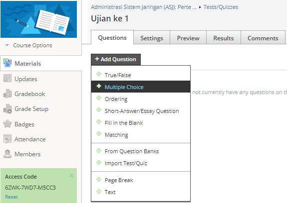 Cara Membuat Tugas dan ujian online menggunakan Schoology