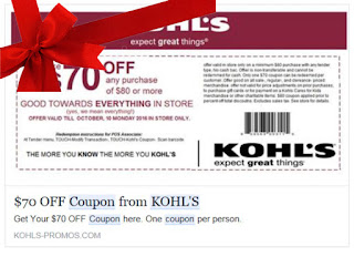 Free Printable Kohls Coupons