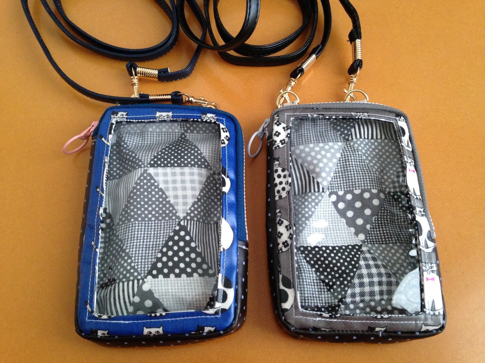 おねこさまのつくりかた 入れたまま操作可能のスマホポシェットをもっとつくる