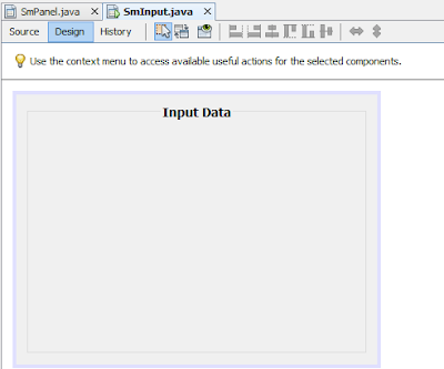 penambahan border pada panel Input Data