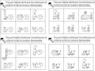 Livre des alphabets avec exercice.