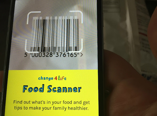 using the Change4Life Food Scanner app