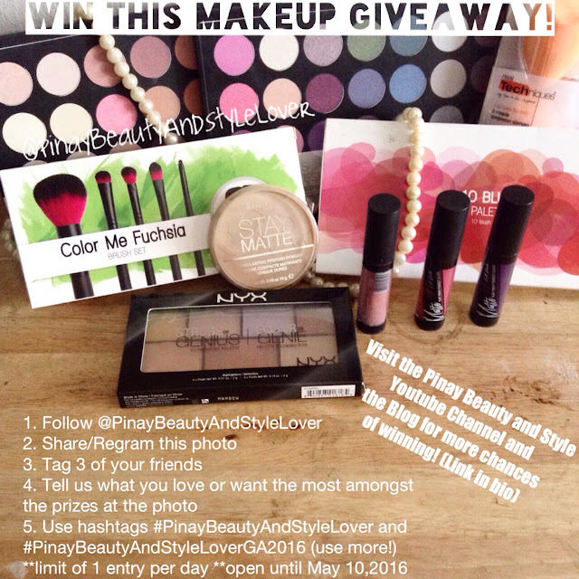 Pinay Beauty And Style Lover Giveaway