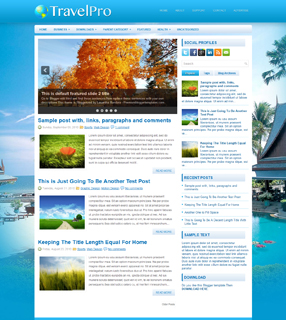 TravelPro Blogger Template