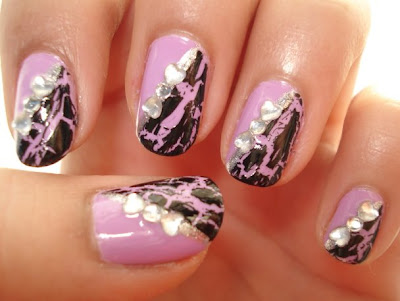 Crackle Nail Art Trend For Easy Nail Designs