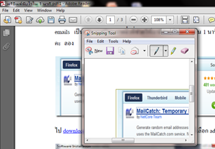 โปรแกรมจับภาพใน pdf