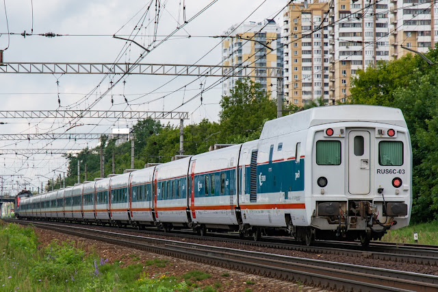 ロシア タルゴ モスクワ ベルリン Talgo Стриж RUS6C-03