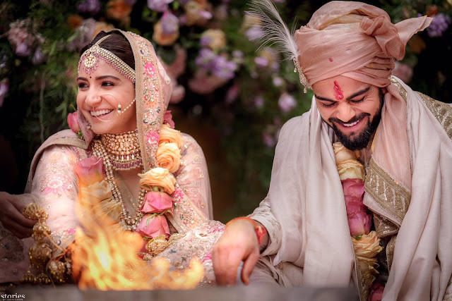 Anushka Sharma and Virat Kohli's Wedding Pic