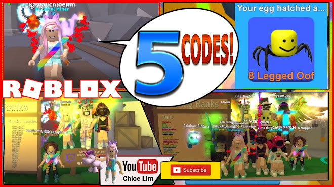Roblox Gameplay Mining Simulator 5 Codes And New Crystal - roblox oof codes