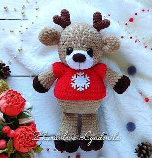 PATRON GRATIS RENO AMIGURUMI 35377