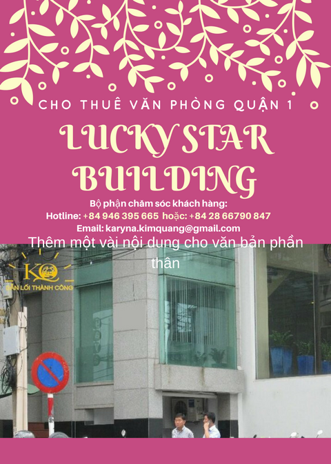 Cho thuê văn phòng quận 1 Lucky Star building