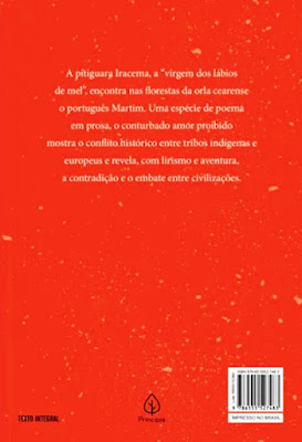 Iracema | José de Alencar | Editora: Principis | Coleção: Clássicos da Literatura Brasileira | Setembro 2022 - 2023 | Contracapa |