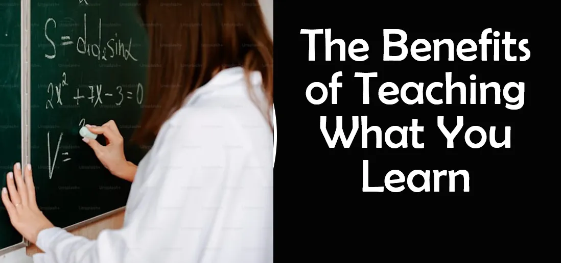 Teaching What You Learn