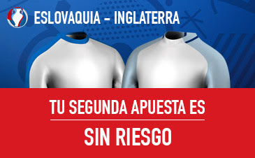  sportium segunda apuesta Euro 2016 sin riesgo Eslovaquia vs Inglaterra 20 junio