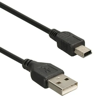 USB 2.0 A Male to Mini 5 Pin B Charging Cable Cord for DVR GPS PC Camera hown - store